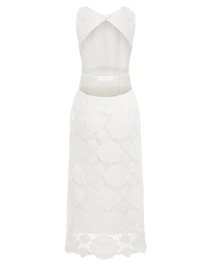 "PUT A BOW ON IT" GUIPURE SEQUIN DRESS