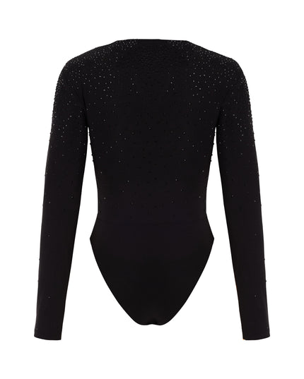 RHINESTONE EMBELLISHED BODYSUIT