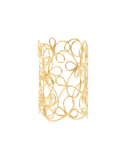 FLORAL CUFF BRACELET